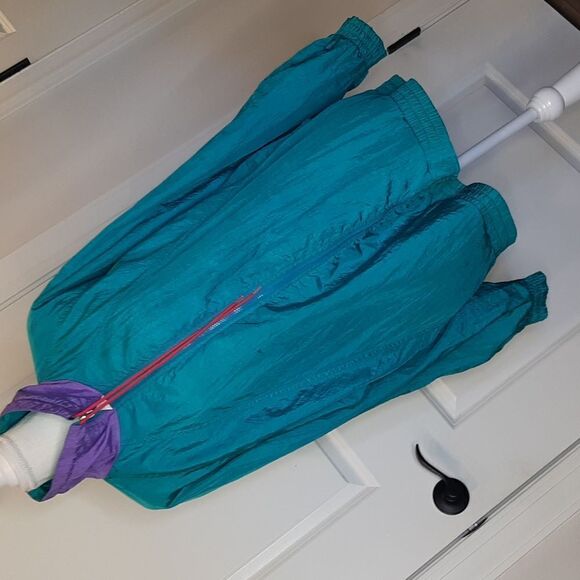 Casual Isle 80's Bright Retro Vintage Reversible Jacket - Picture 2 of 11